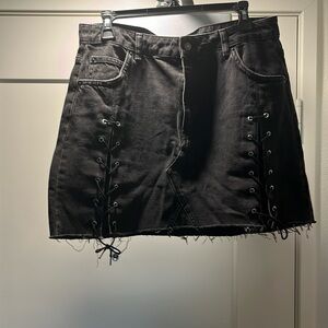 Top shop moto skirt